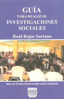 portada libro Guía para realizar investigaciones sociales raúl rojas soriano