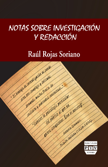portada libro Notas sobre investigación y redacción raúl rojas soriano