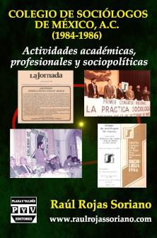 portada libro colegio de sociologos de mexico raúl rojas soriano